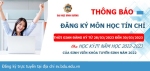 THÔNG BÁO ĐĂNG KÝ MÔN HỌC HỌC KỲ 3 NĂM HỌC 2022-2023 ĐỐI VỚI KHÓA TUYỂN SINH NĂM 2022