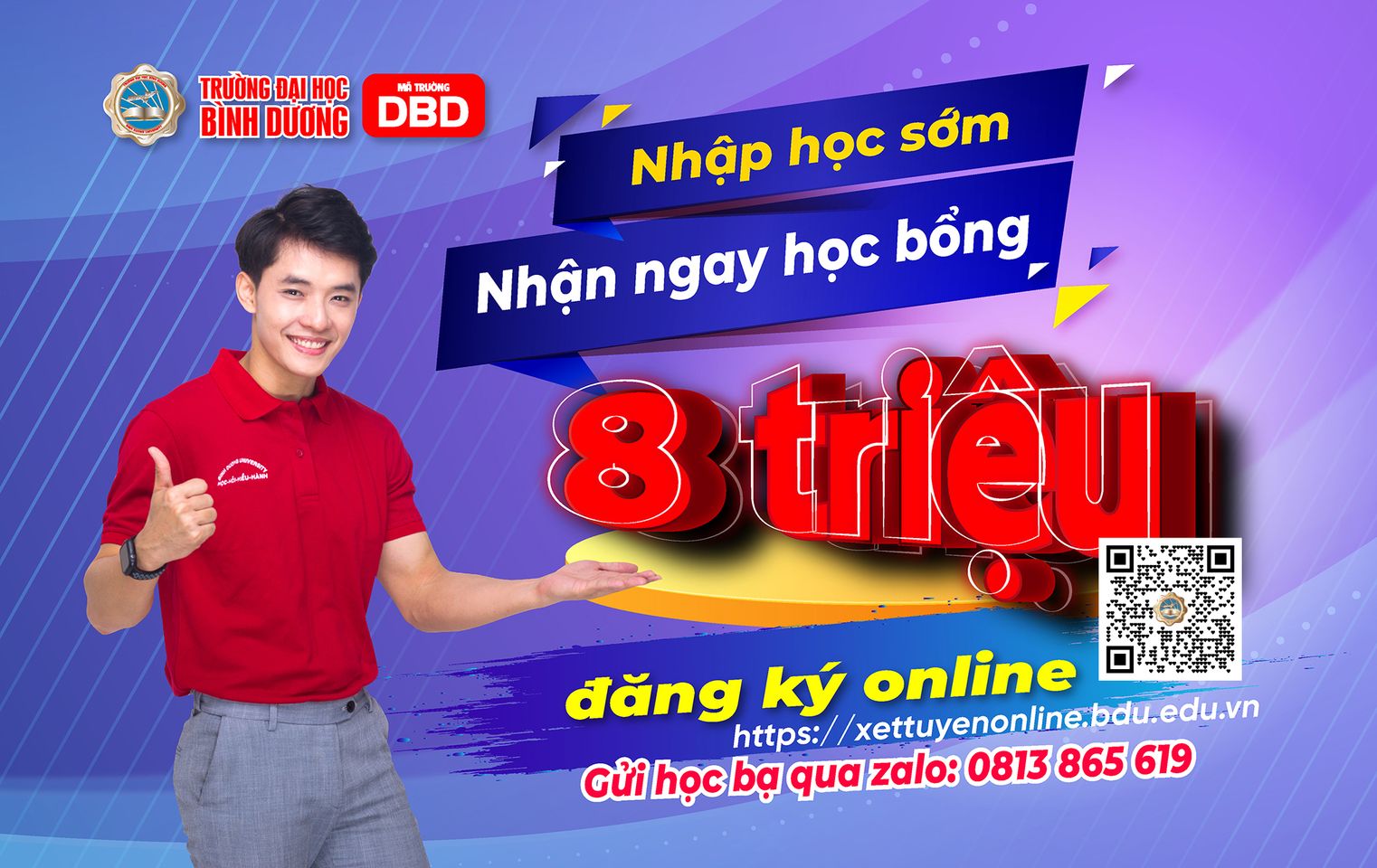 ️ NHẬN NGAY HỌC BỔNG 8 TRIỆU KHI NHẬP HỌC SỚM ️